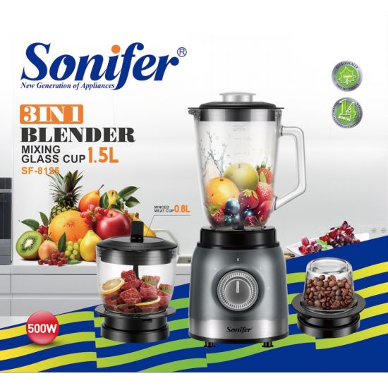 Բլենդեր 3 in 1 SONIFER SF-8125 - 25506