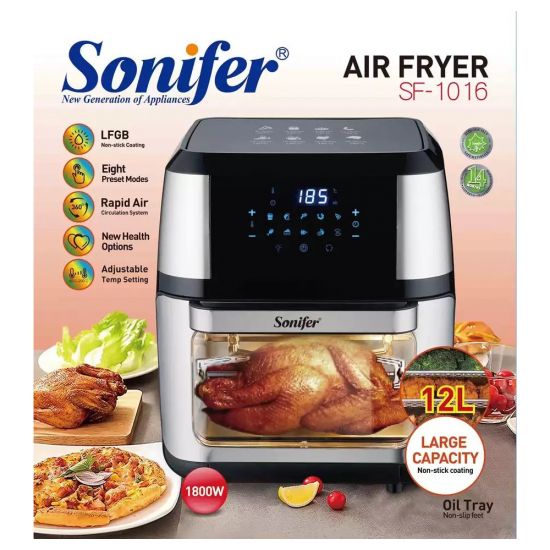Ճարպաջեռոց/Air Fryer SONIFER SF-1016; 12լիտր - 25312
